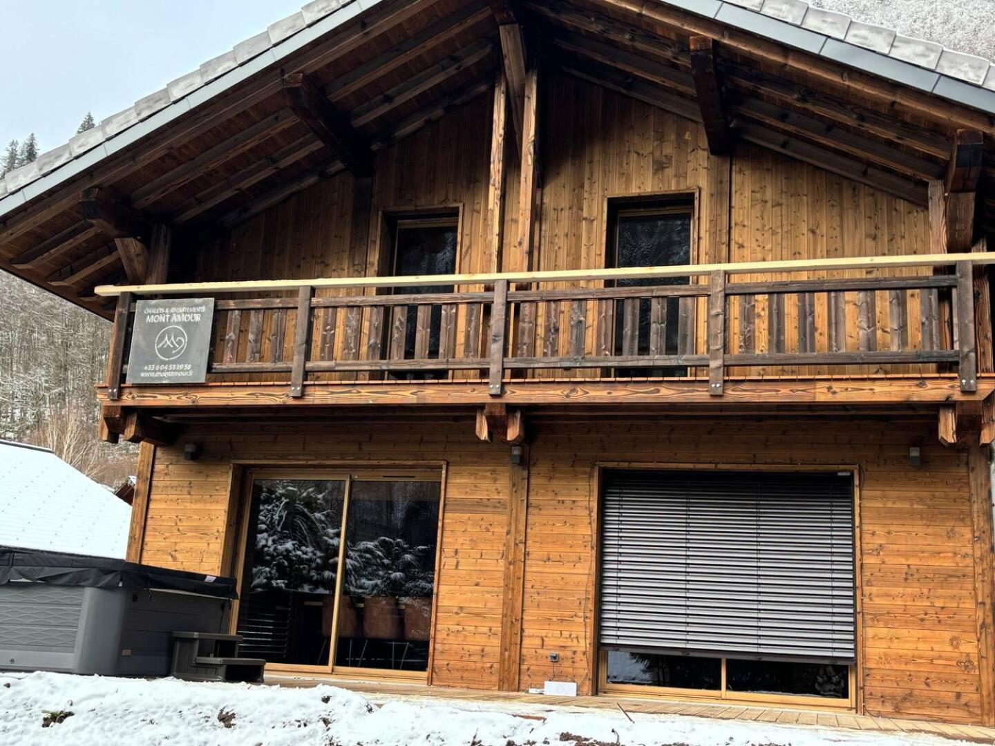 Chalets, Les Crozats Montriond Exterior foto